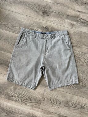 J.Crew Club Light Gray Chambray Cotton Shorts Men’s Size 34